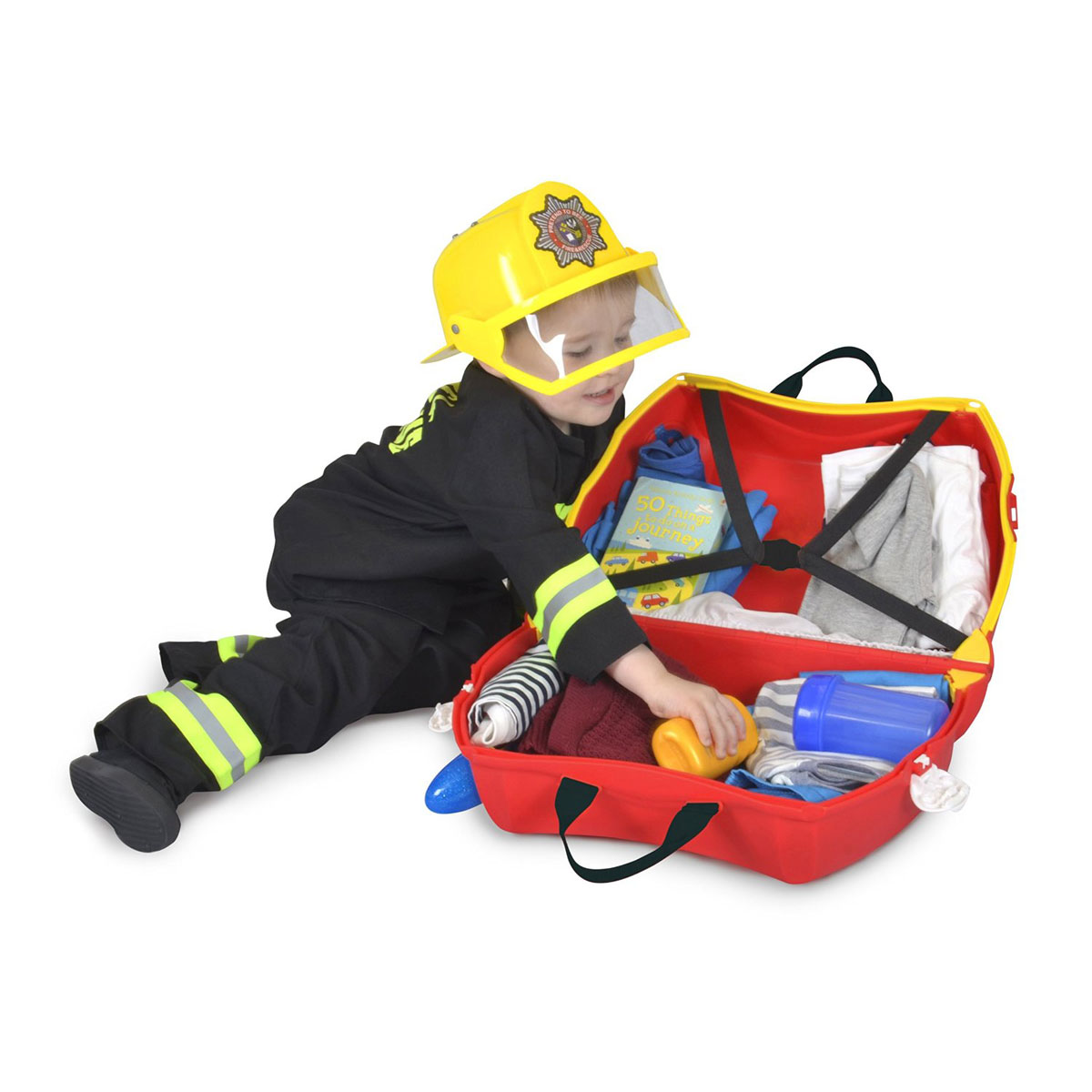 ترانکی فرانک ماشین آتش نشان 10254 Trunki Ride On Suitcase Frank The Fire Engine