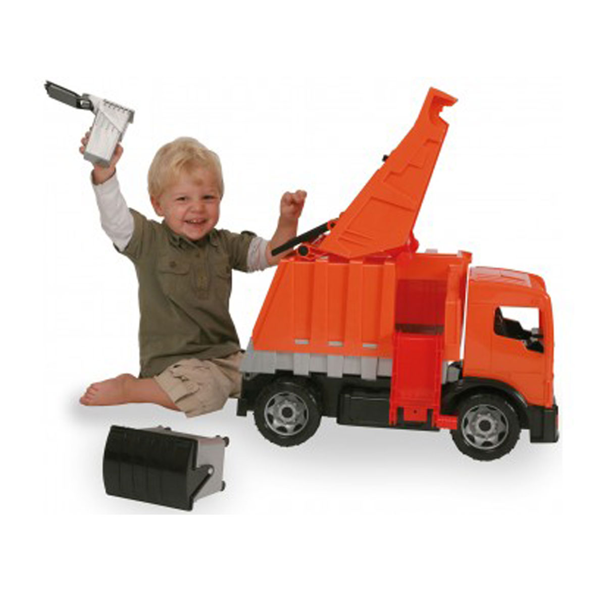 ماشین کامیون زباله قدرتمند مدل 02166