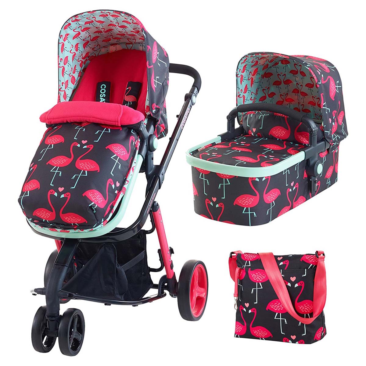 ست کالسکه 4 تیکه فلامینگو مدل 2971