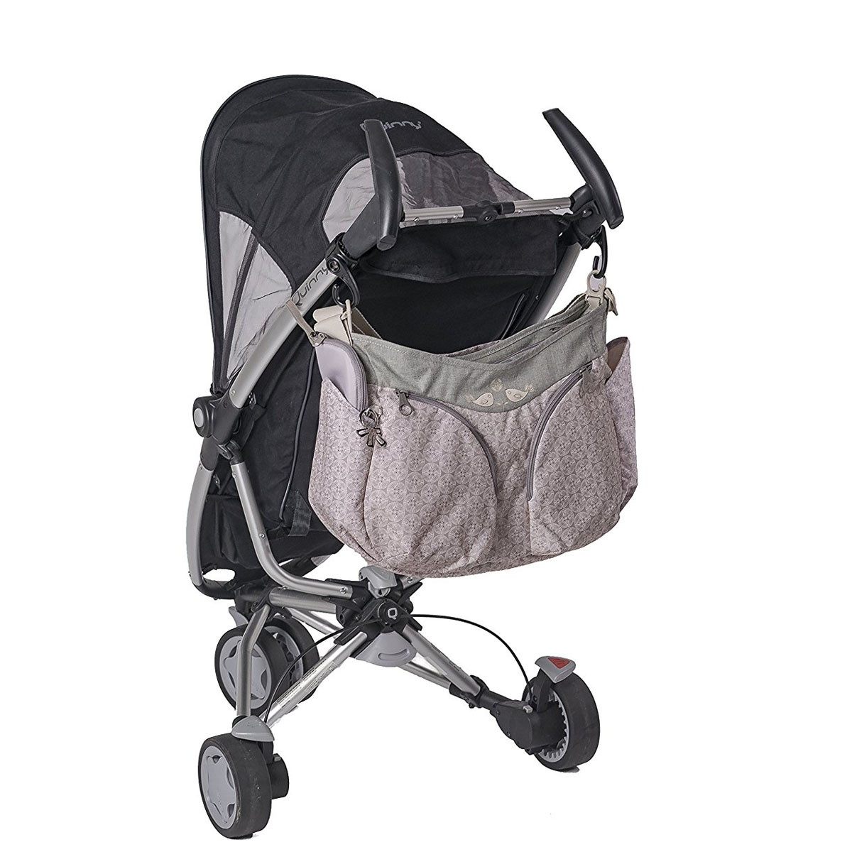 خرید کیف مادر موندو کرم طوسی مدل 38012