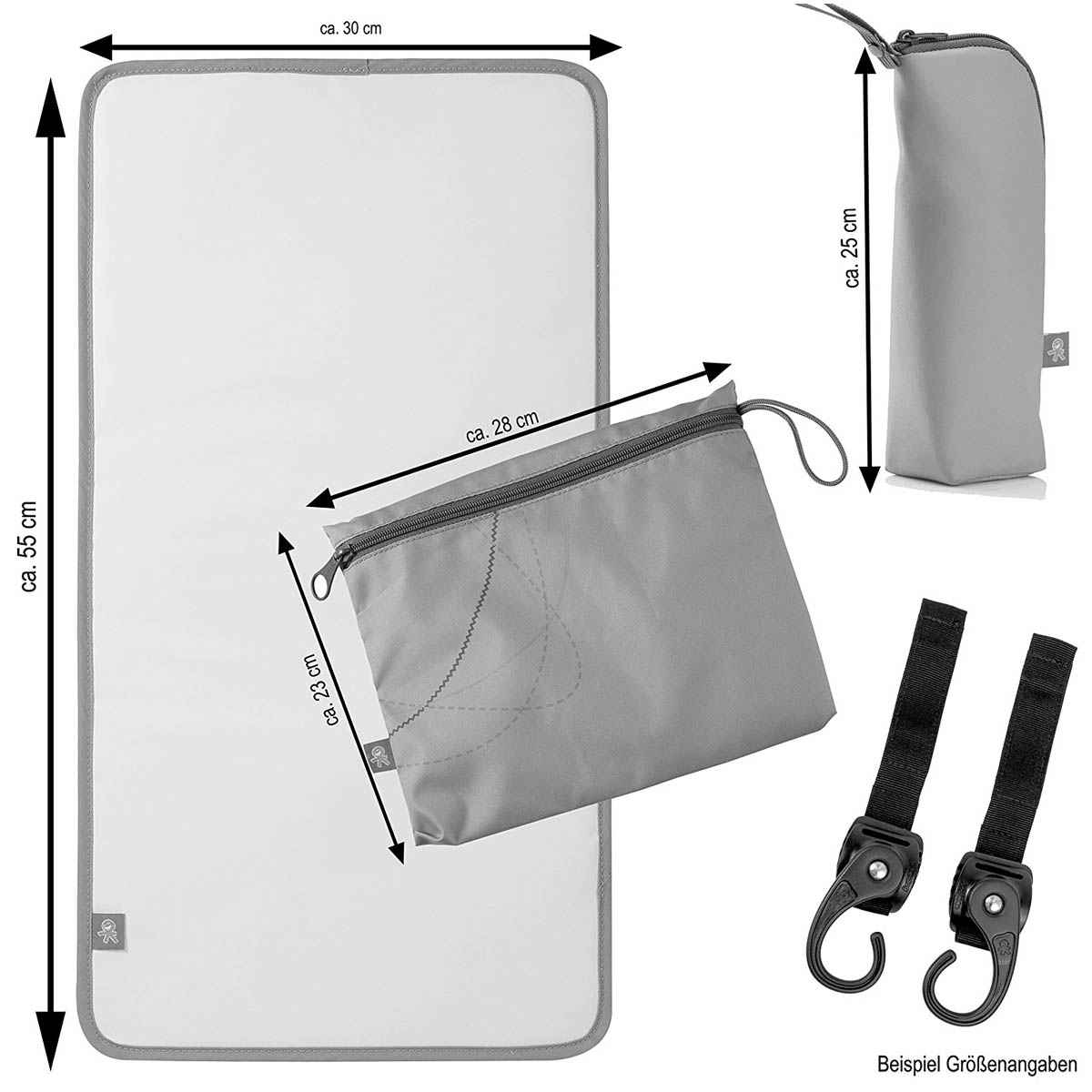 خرید کیف مادر موندو کرم طوسی مدل 38012