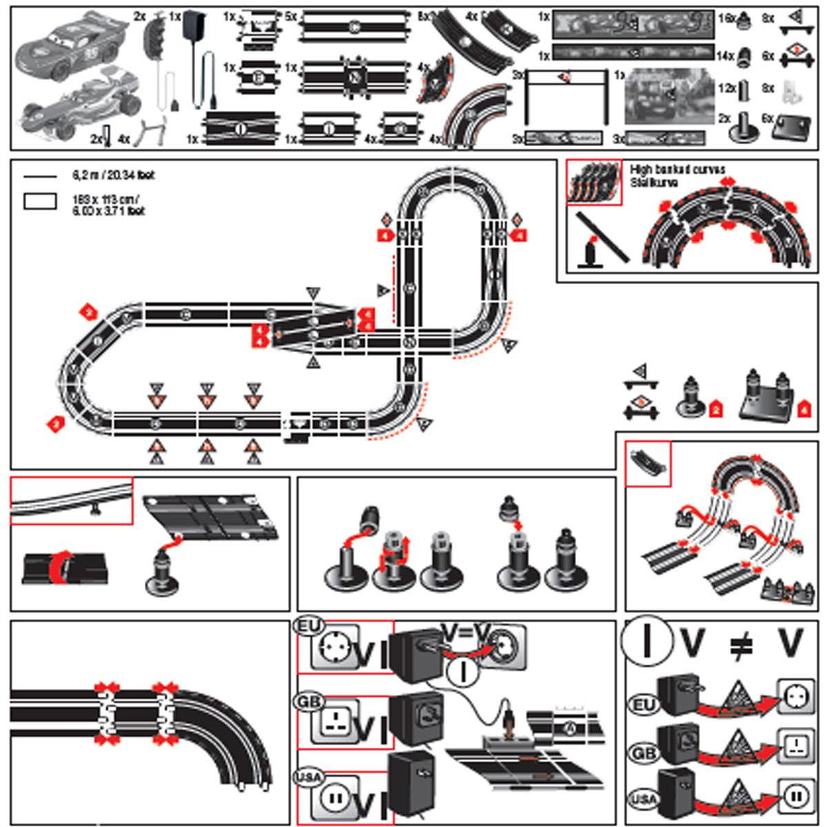 ماشین مسابقه دیزنی پیکسار مدل 62332