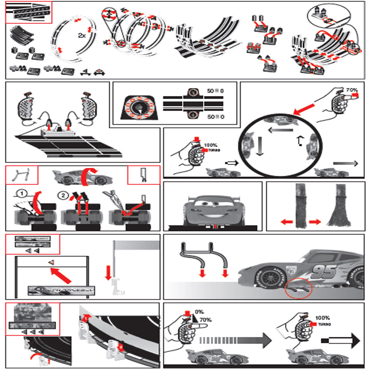 ماشین مسابقه دیزنی پیکسار مدل 62332