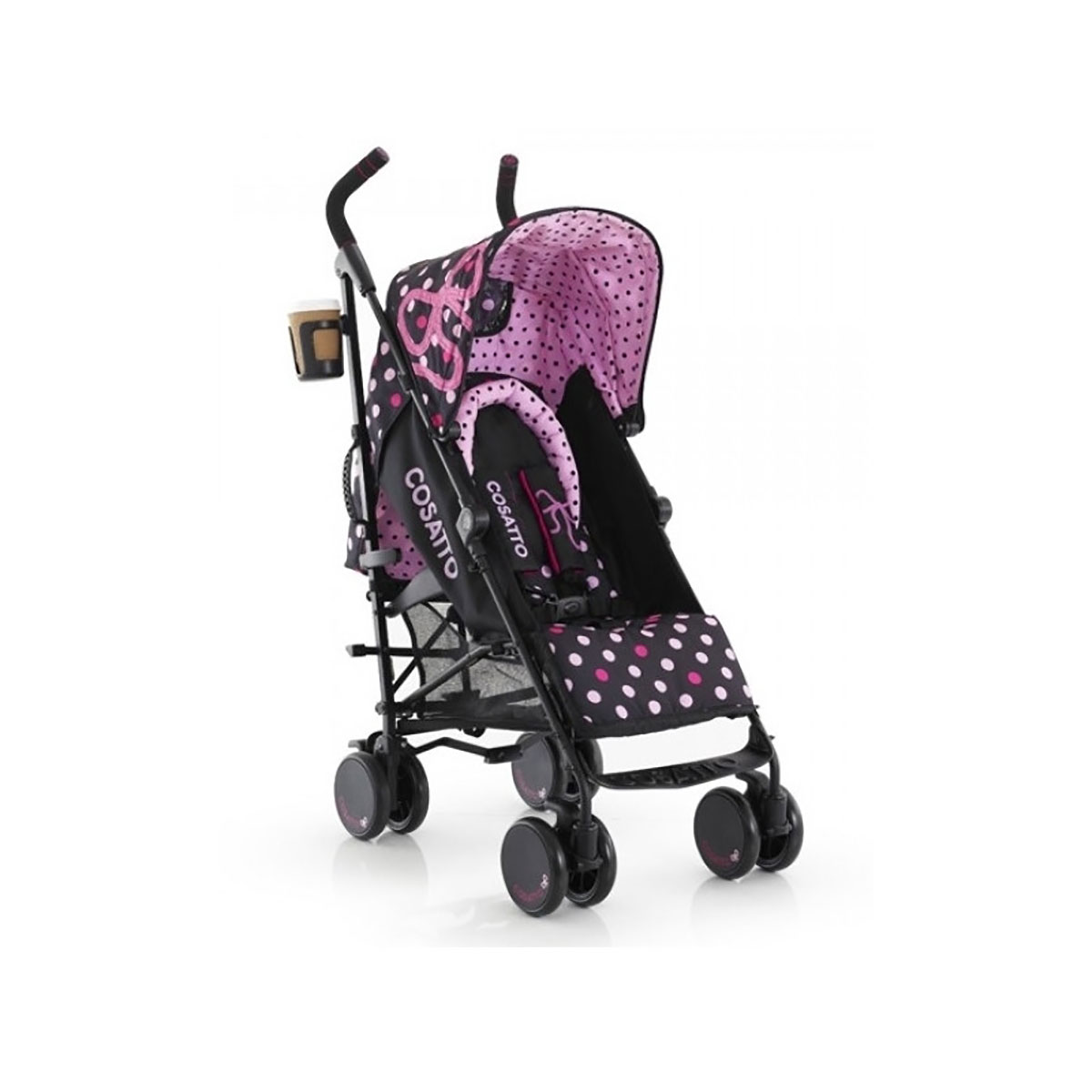 کالسکه تک عصایی پاپیون صورتی مدل 2748