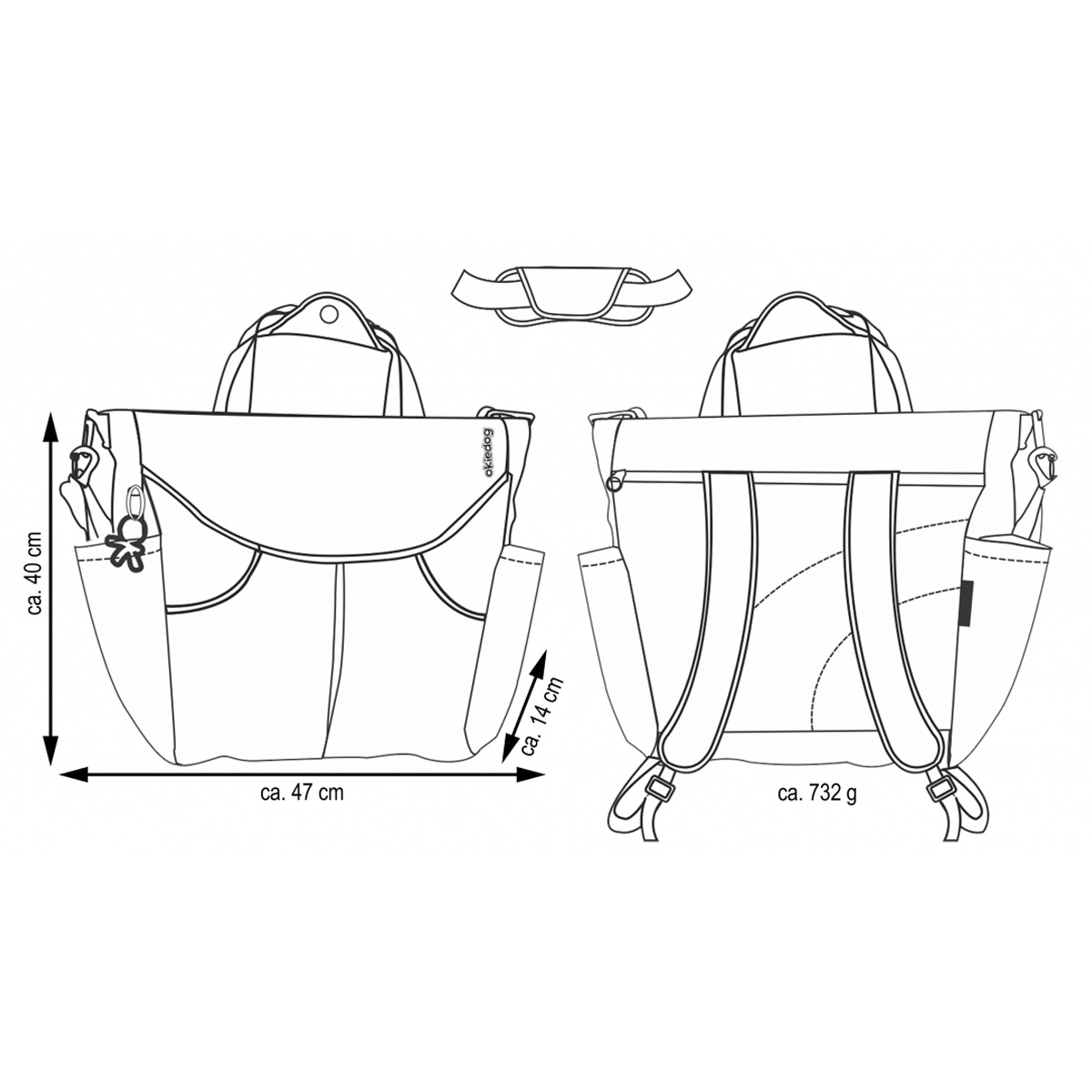 کیف مادر سومو قرمز زرشکی کوله پشتی مدل 39021