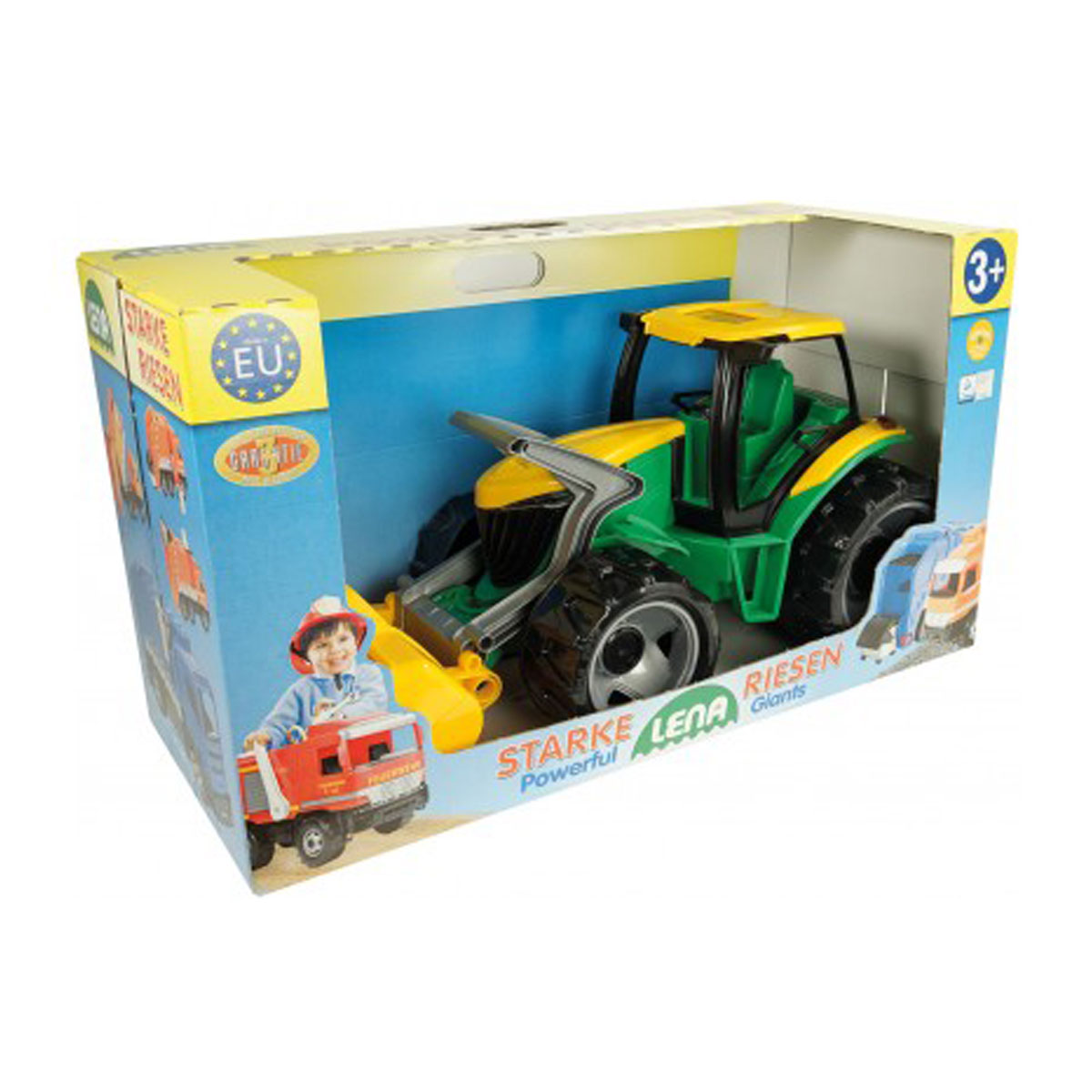 ماشین تراکتور قدرتمند با بیل مکانیکی مدل 02057