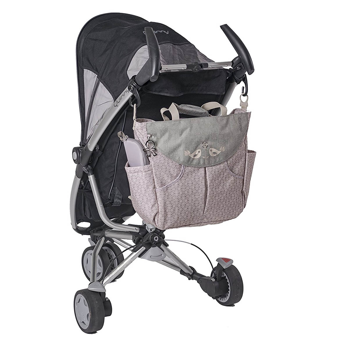 خرید کیف مادر سومو کرم طوسی کوله پشتی مدل 38011