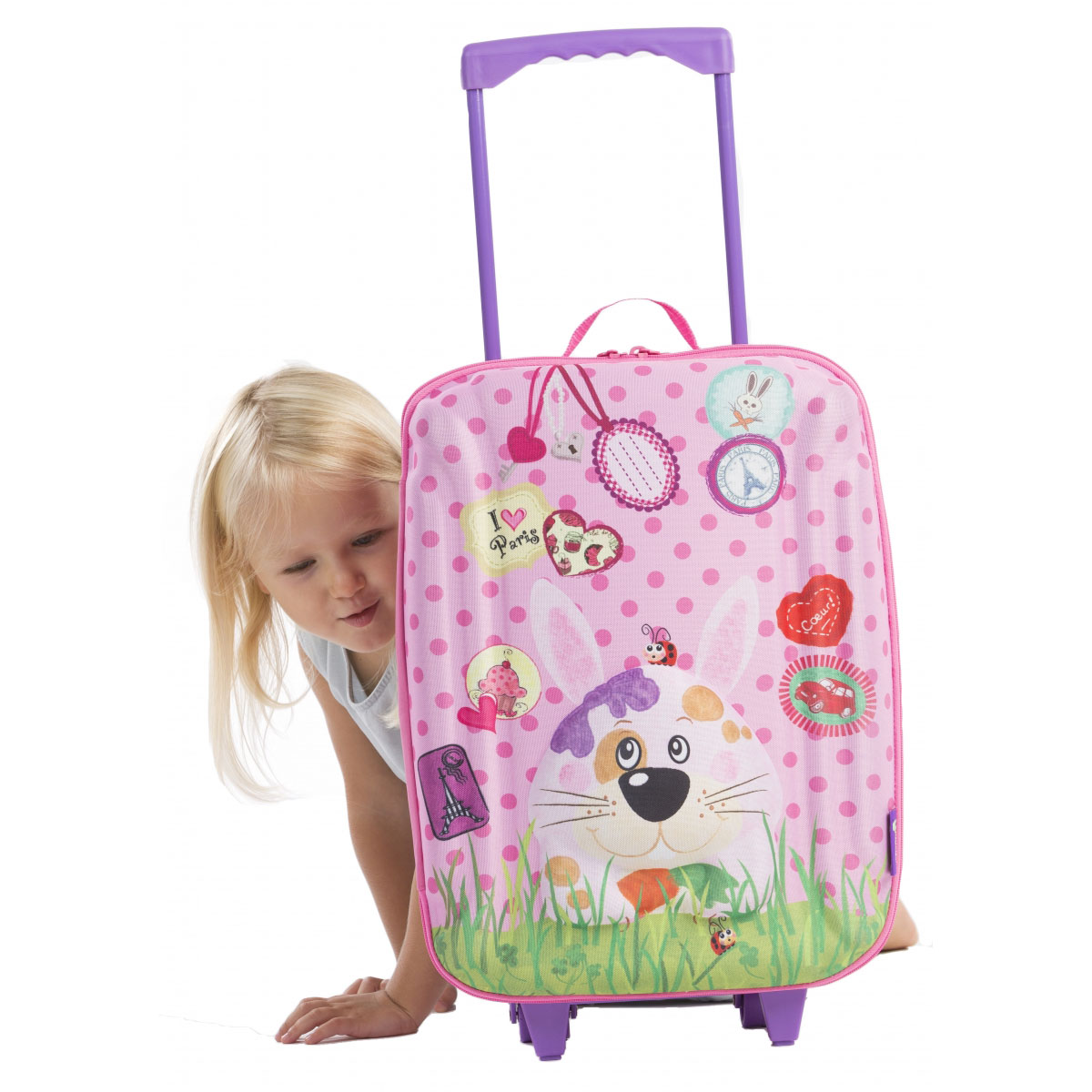 چمدان چرخدار بزرگ خرگوش مدل 80163