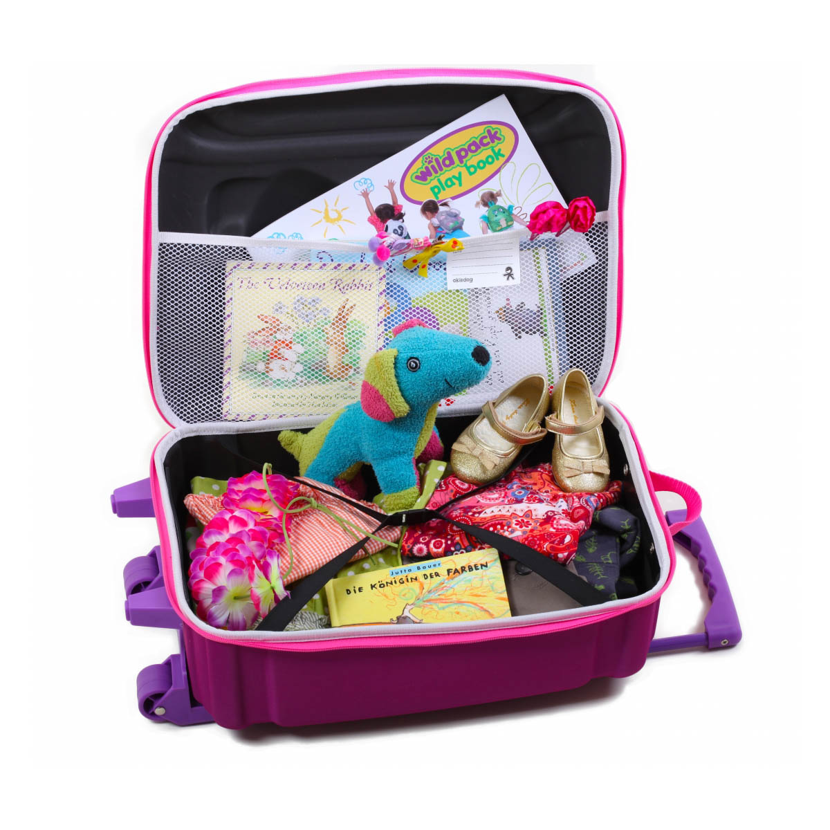 چمدان چرخدار بزرگ خرگوش مدل 80163