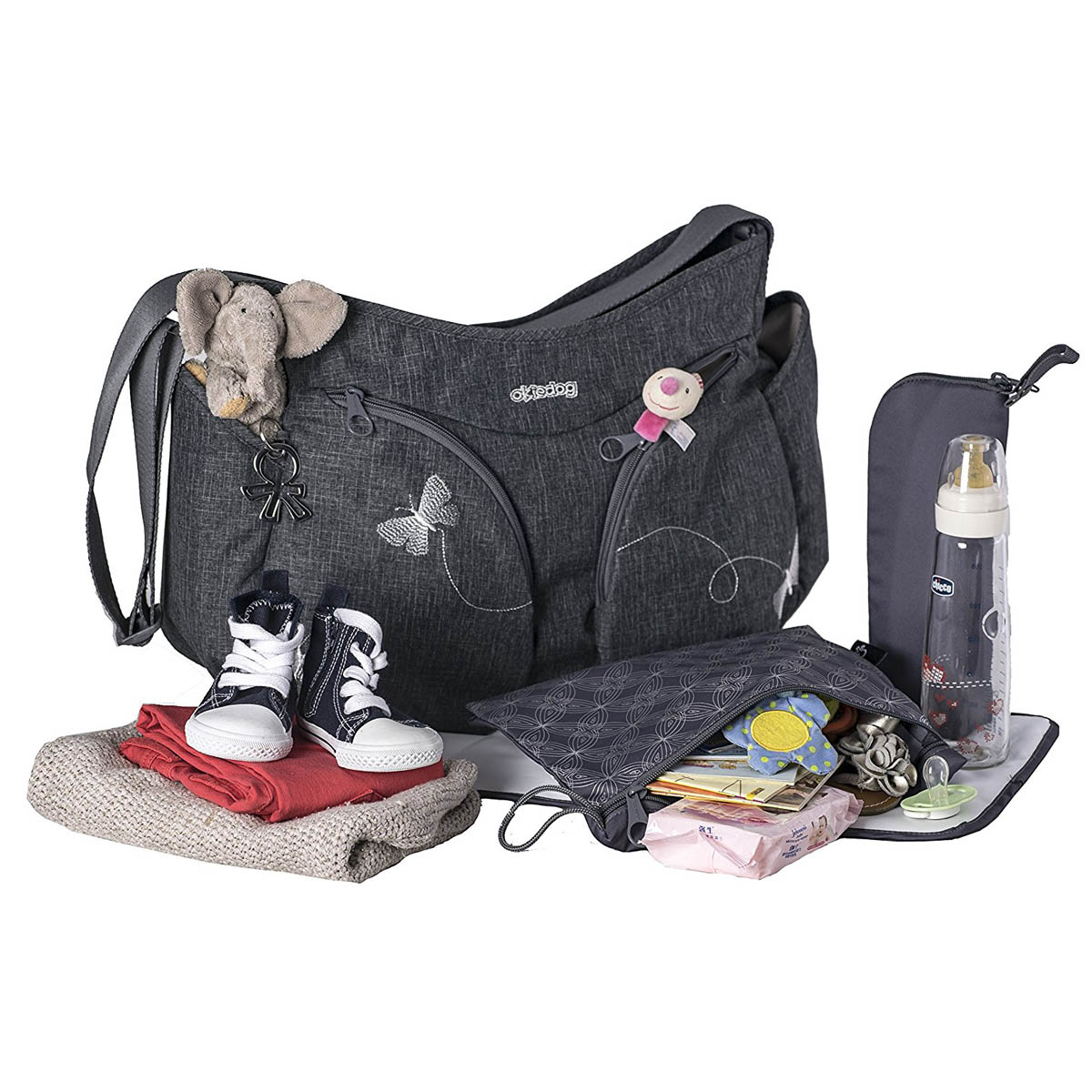 خرید کیف مادر موندو دودی پروانه دار مدل 36012