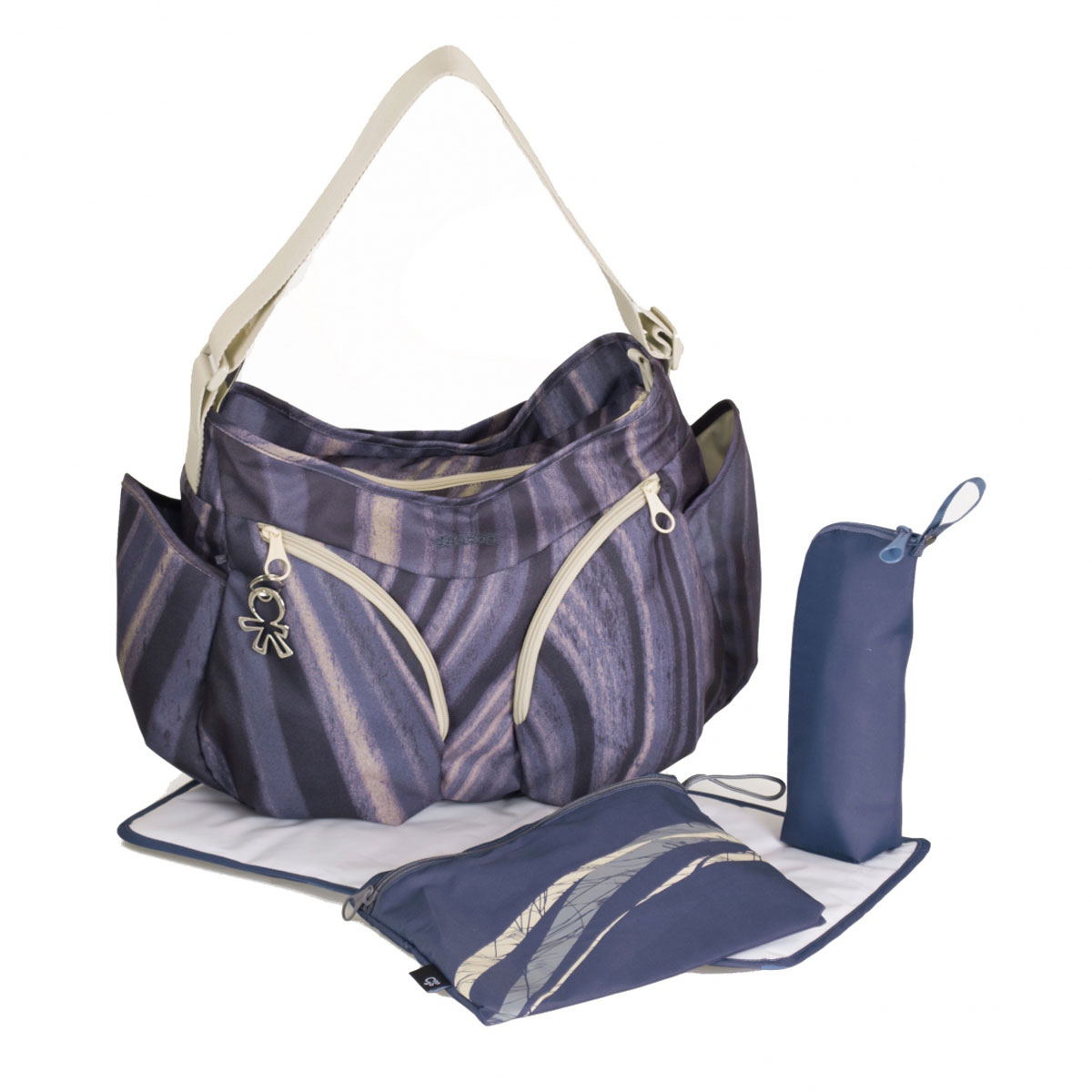 کیف مادر موندو مشکی خاکستری 37002